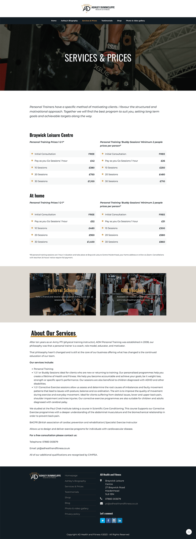 AD Health & Fitness