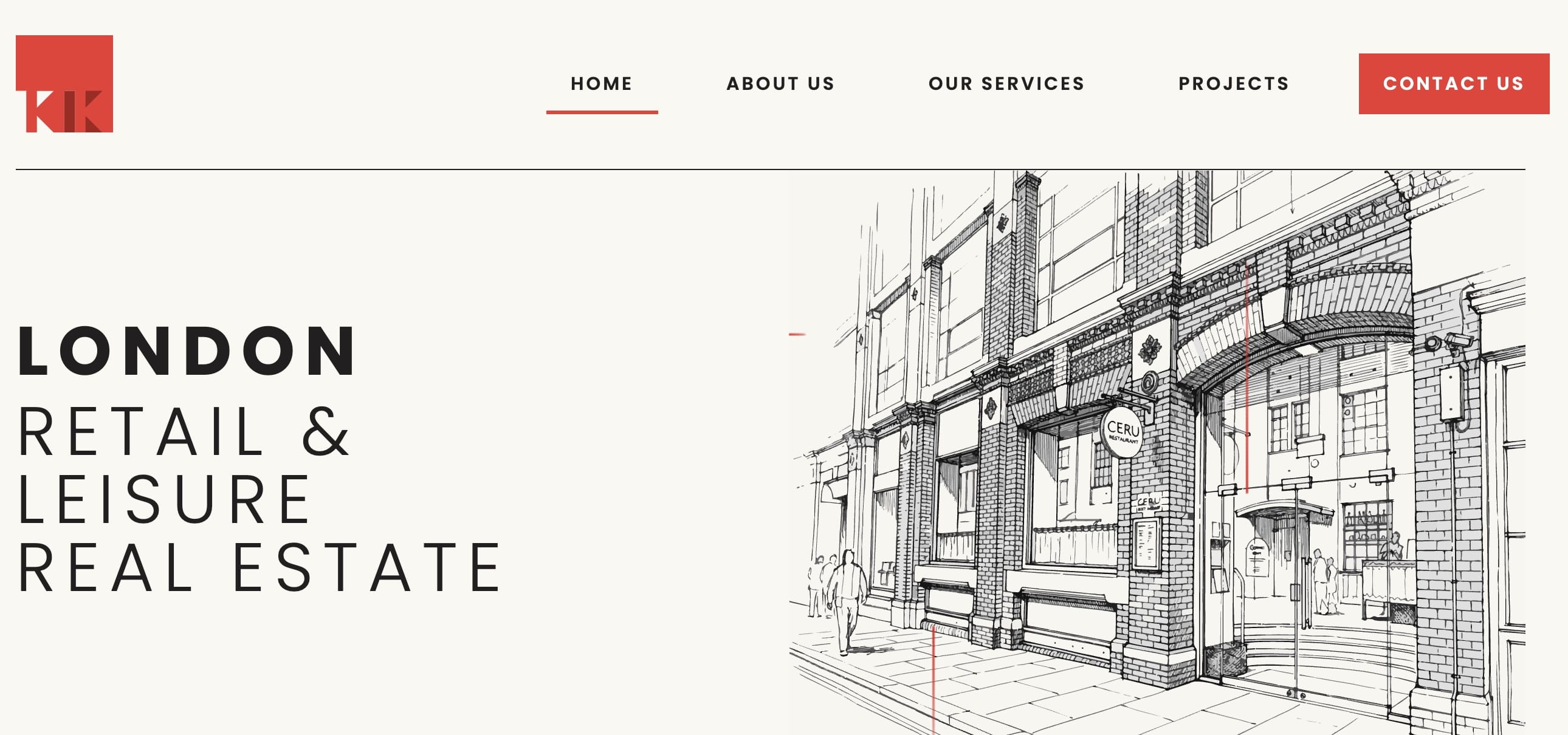 Image of website design Rufus Design has done for a company in Berkhamsted